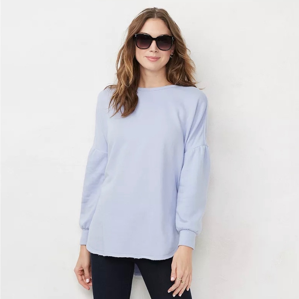 Lauren Conrad Oversized Sweatshirt Tunic